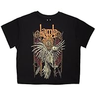 Rock Off officially Licensed Product High quality black ladies crop top featuring front printed motif. soft-style cotton Machine wash at 30 degrees, wash inside out Don't bleach, dry low, don't iron decoration.