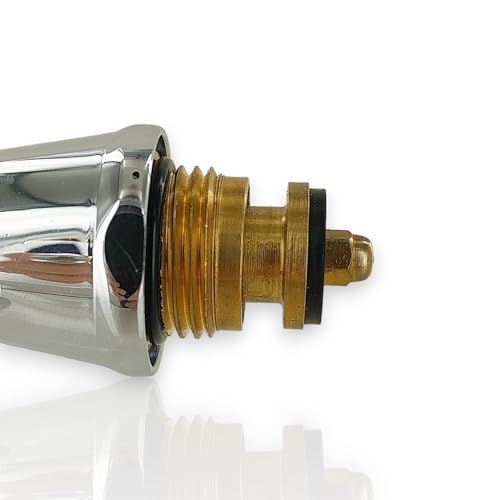 DL-pro Knebel Ventiloberteil 1/2 Zoll mit Innenoberteil Kaltwasser blau dreikant Hahnoberteil Drehknopf Griff für Wasserhahn Armatur