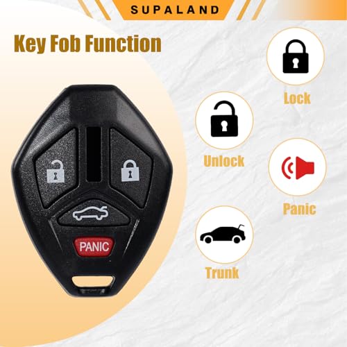 Coque de rechange pour télécommande Mitsubisi Eclipse Galant Lancer - 5