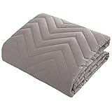 敷パッド セミシングル オールシーズン快適 ベッドパッド 防ダニ 抗菌防臭 吸汗 速乾 ゴムバンド付き 洗える 80x195cm グレー