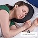 ODOXIA Piercing Kissen mit Loch | Für Ohr gegen Ohrenschmerzen | Donut Kissen | Ohrkissen | Sleepingring für Seitenschläfer zur Schmerzlinderung im Ohr | Piercing Pillow (Black)