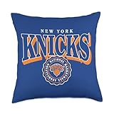 NBA - New York Knicks Arched Crest Blue Throw Pillow