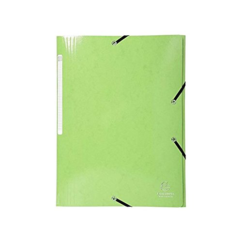 Chemise à élastique 3 rabats Maxi Capacity IDERAMA, en carte 7/10e, coloris assortis 10 teintes - Lot de 25