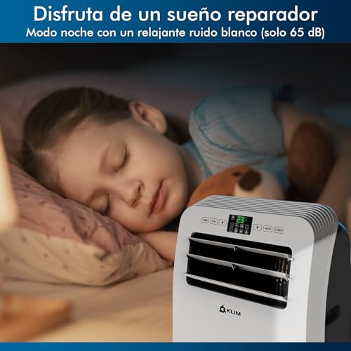 Miniatura 4 de Klim Ac12000 Aire Acondicionado Móvil Potente Y Silencioso De 12.000 Btu Nuevo Con Función Deshumidificador, Modo Refrigeración Mando A Distancia 5 Años De Garantía