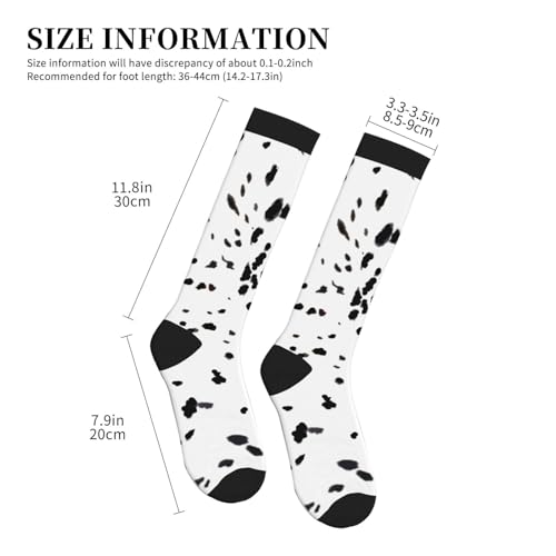 Dalmatian Print Compression Socks, Suitable For Both Men And Women - Perfect For Running, Grooming, Hiking, Flying, And Traveling4