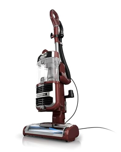 Sharks Upright Vacuum Cleaner with Lift-Away Portable Pod, Multi-Surface Suction, Self-Cleaning Brushroll, HEPA Filtration, Pet Hair Tools – Burgundy
