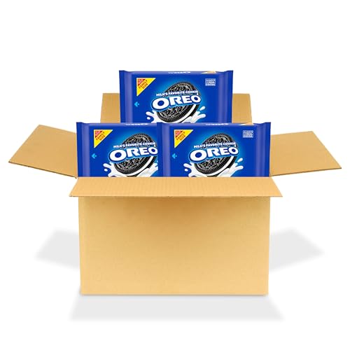 Oreo Chocolate Sandwich Cookies, Family Size, 3 Packs