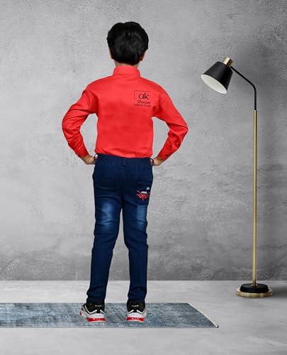 Image of Boys Boys Shirt and Jeans Set