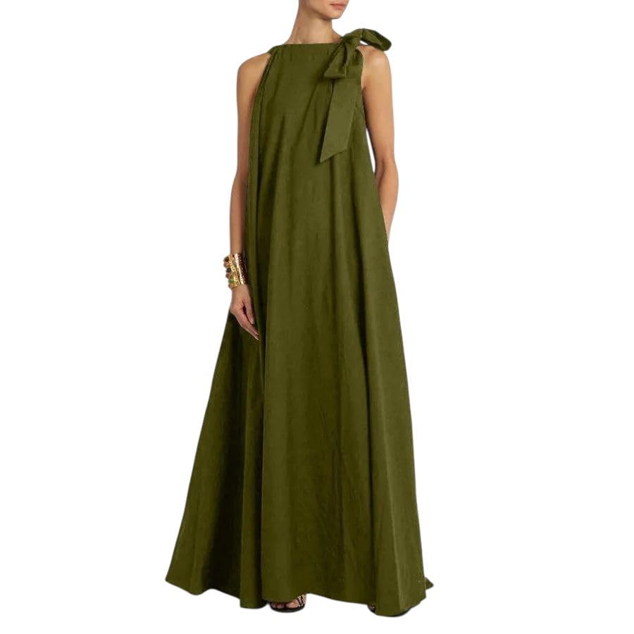 Robe à nœud vert militaire 54 idéale pour vos sorties d'été