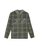 Mens Glacier Hood Reversible Jacket Jacket, Dark Olive, M