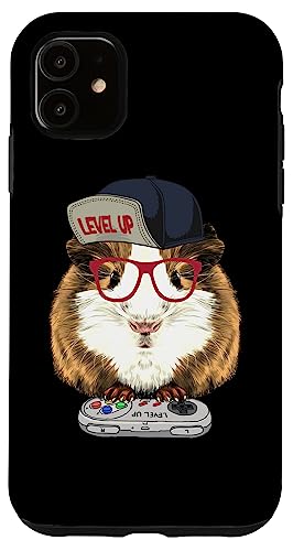 Carcasa para iPhone 11 Guinea pig Video Game Wildlife Animal Guinea pig Gamers
