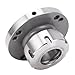ER40 Collet Lathe Chuck Carbon Steel Compact Replacement 100mm Diameter Carbon Steel Clamping Collet Holder for Lathe CNC Milling Machine