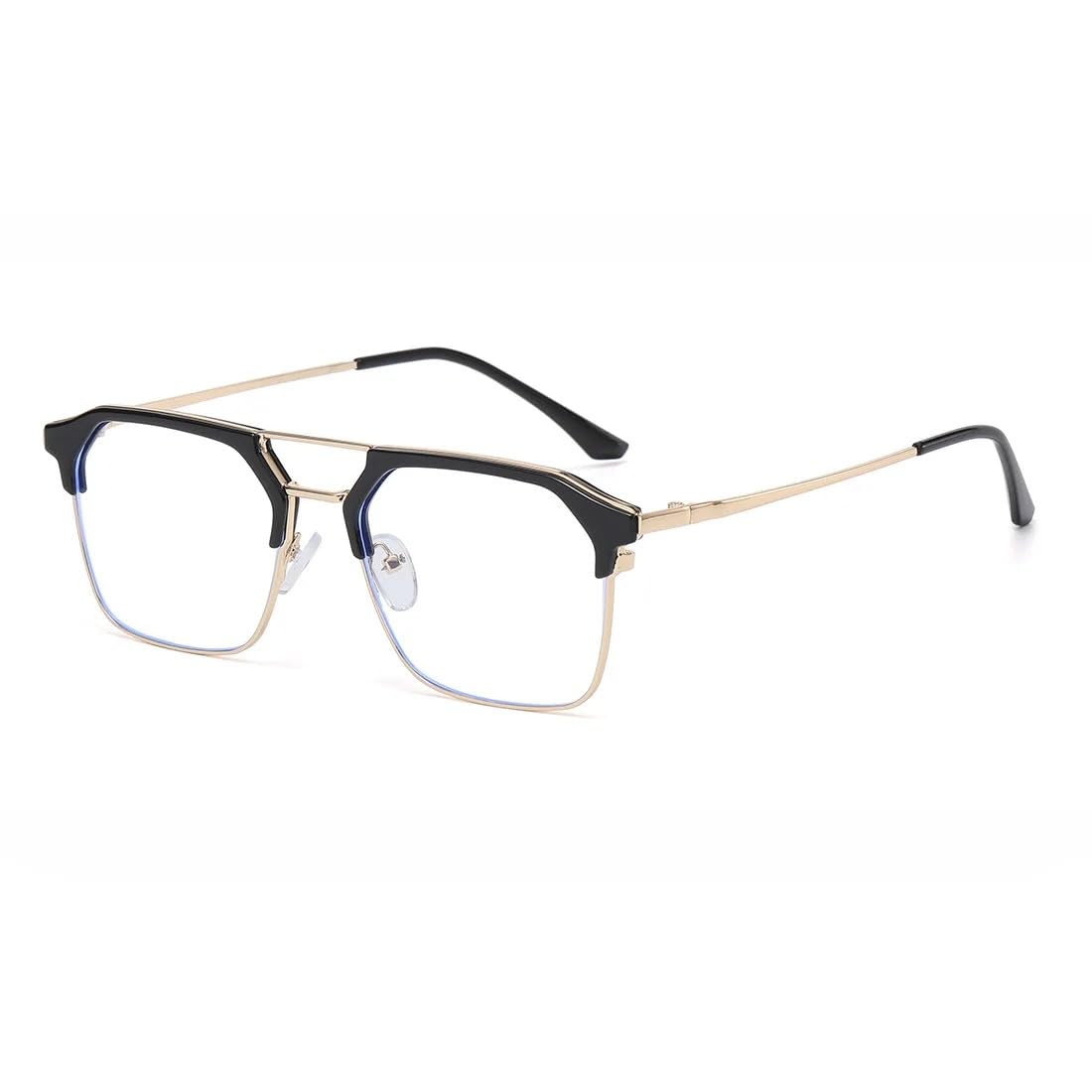Posh Eyewear Zero Power Blue Light Blocking Anti Glare UV Protection Computer Eyeglasses For Men Women I Blue Cut Glasses | Anti Glare I UV Protection (Gold) (B0D4R5TXC1) Amazon Price History, Amazon Price Tracker