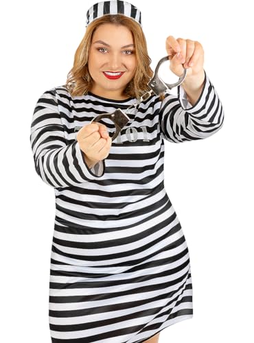 Funidelia | Costume da Carcerata per Donna Taglia