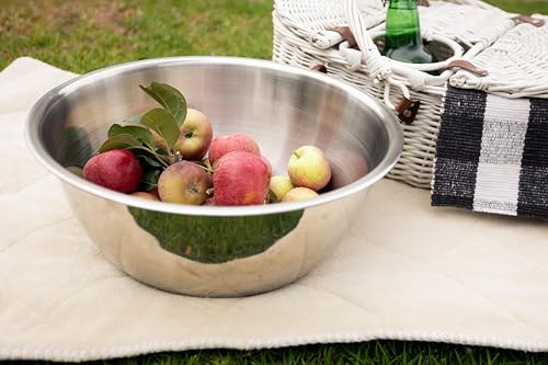 Image of Fox Run Stainless Steel Mixing Bowl, Set of 3 Nesting Mixing Bowls
