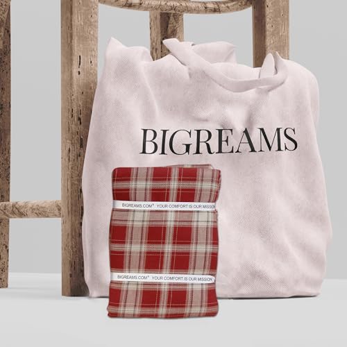 Image of BIGREAMS Premium 100% Cotton Checkered Unstitched Shirt Fabric For Men's - 0% Color Fade, Summer Shirt Piece, Breathable Fabric, 150 CM WIDE