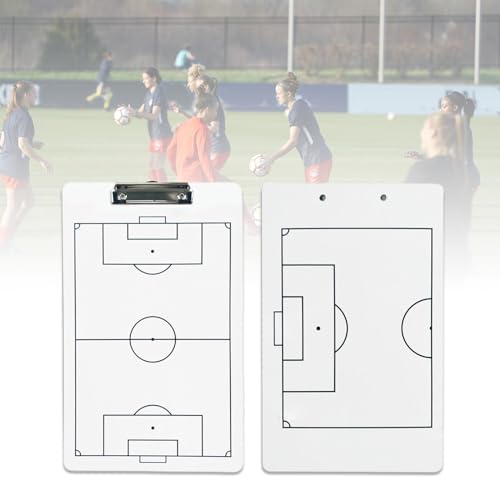 ETAWDE Basketball Coaches Board Professional Football Board Training Assistant Equipment with Erasable Write Wipe Pen