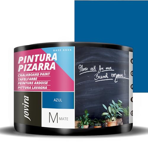 JOVIRA PINTURAS Pizarra al Agua. Para pintar dibujar y escribir con tiza sobre paredes. 375 Mililitros