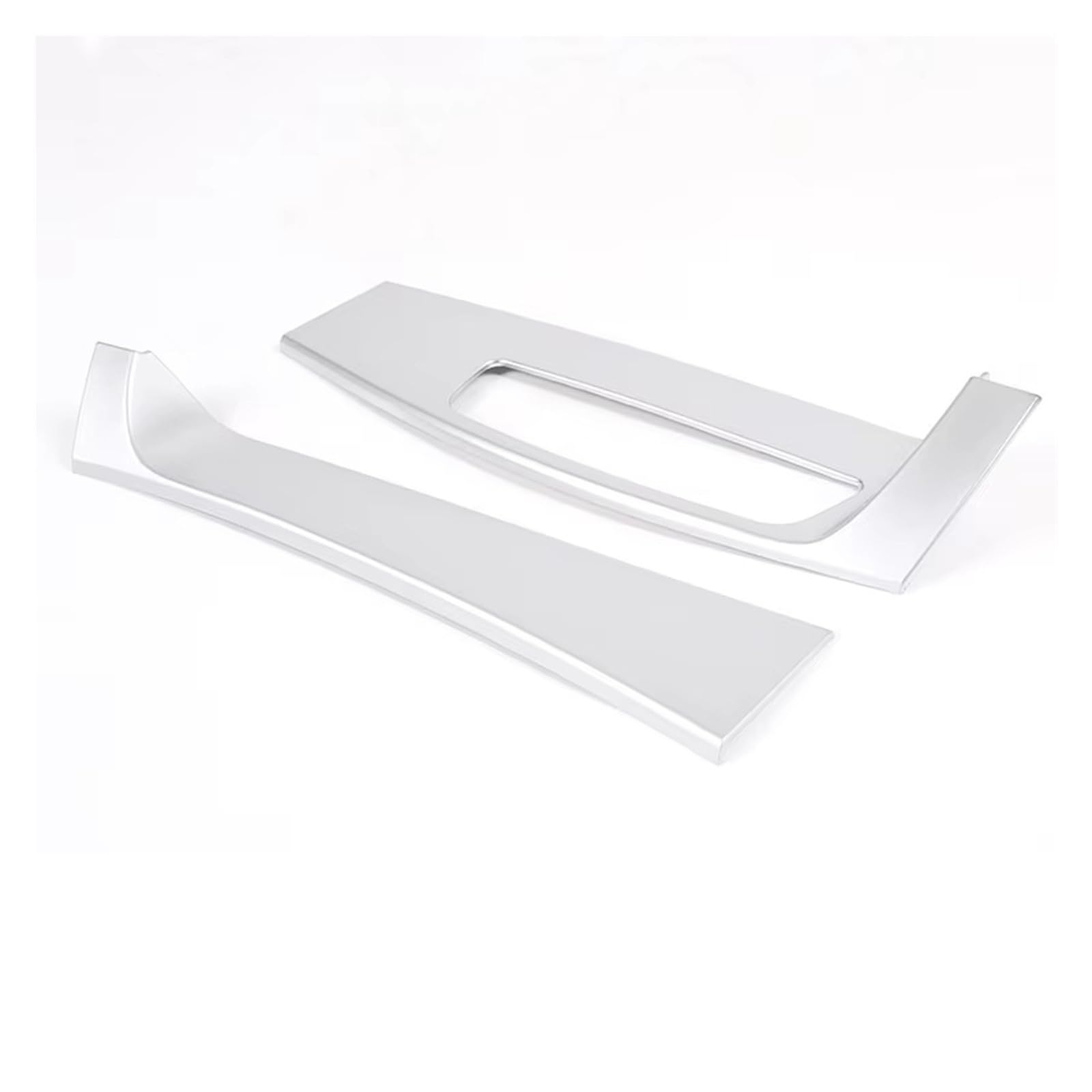 for Benz for S Class for W221 2005-13 ABS Center Console for Dashboard Under Surface Decoration Panel Stickers Interior Trim Cover Panel(Silver)