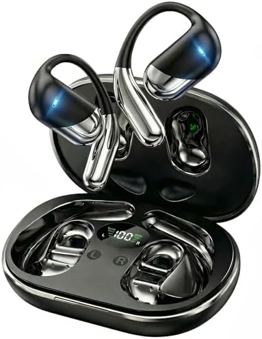 AI Translation Earbuds Real Time – 194 Languages Translator Earbuds, No Subscription, 60H Battery Open Ear Bluetooth 5.4 Headphones, Audifonos Traductores Inglés Español for Travel Business Learning