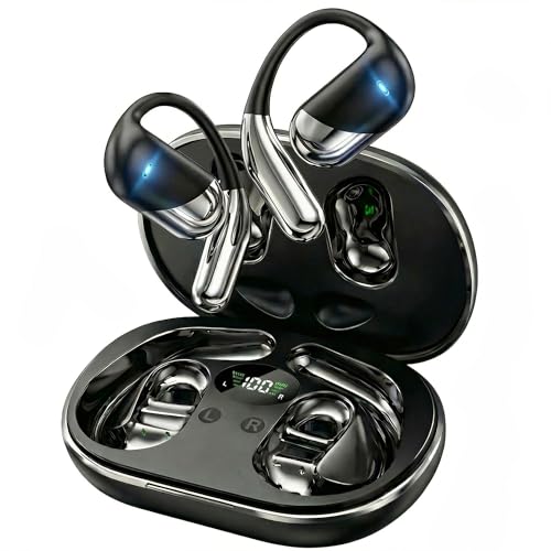 Image of AI Translation Earbuds Real Time - 194 Languages Translator Earbuds, No Subscription, 60H Battery Open Ear Bluetooth 6.1 Headphones, Audifonos Traductores Ingles Espanol for Travel Business Learning