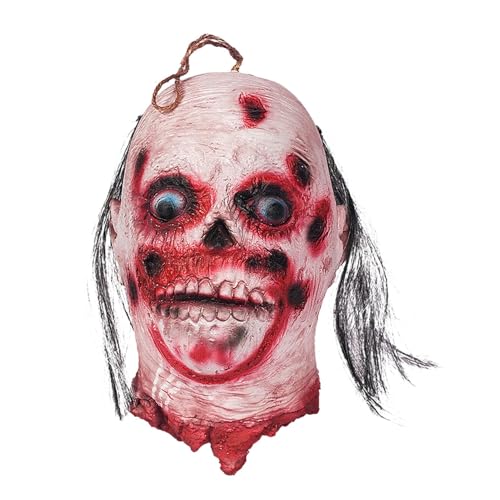 Visage coupé d'Halloween en latex pour éliminer les décors en plastique bas de gamme