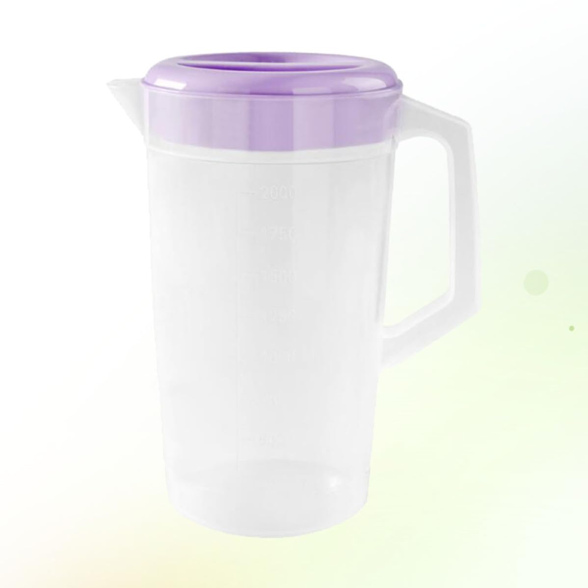 Jarra con tapa resistente de plástico apta para té helado y cerveza