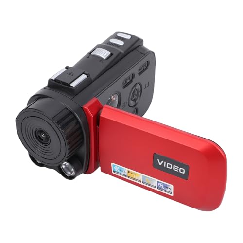 Caméras de Vlogging DV Sxhlseller rouge pour vos souvenirs de voyage