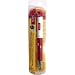 Bohin Mechanical Extra Fine Chalk Pencil with 3 Leads, Dark Pink and White