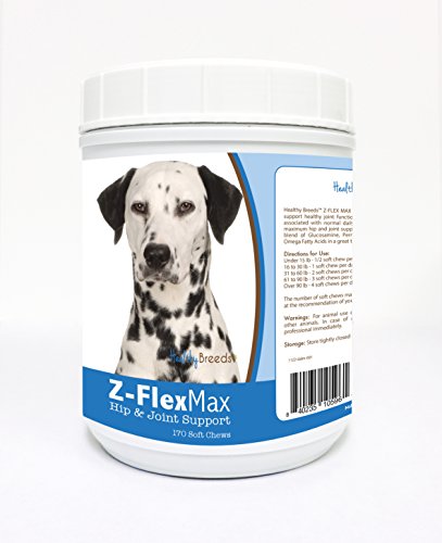 Healthy Breeds Dalmatian Z-Flex Max Hip and Joint Soft Chews 170 ...