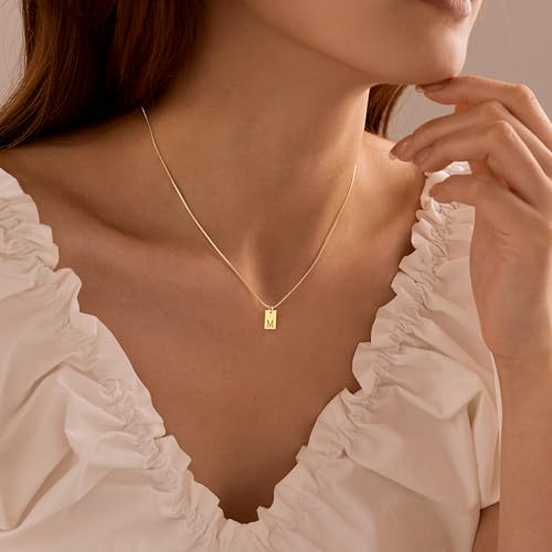 Colliers initiales personnalisés MOCHAMIK pour femme et jeune fille - 4