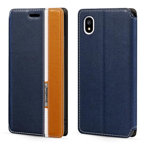 Shantime �N���V�b�N�X�g���C�v���U�[���P�[�X Bigme Hibreak S 4G �Ƃ̌݊������� �B���}�O�l�b�g �J�[�h���[ �R���g���X�g�z�F�f�U�C��(�u���[)