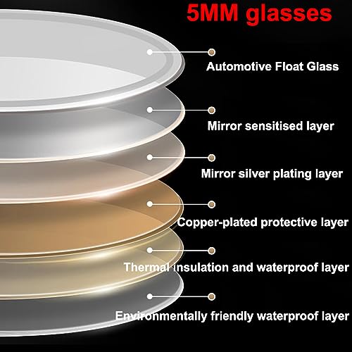 Miroir LED de salle de bain 60cm pour illuminer votre routine matin - 6