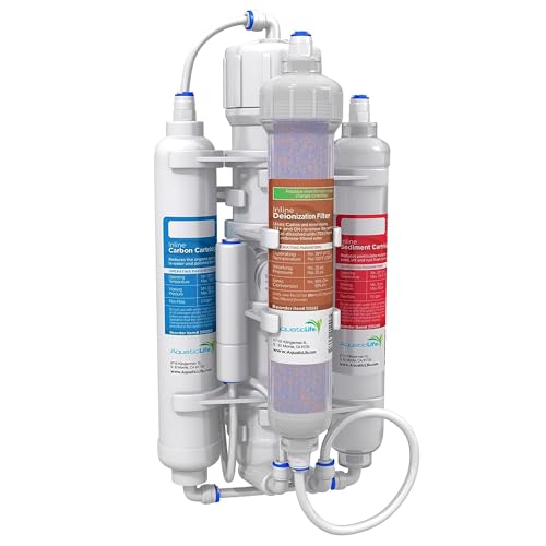 Aquatic Life RO Buddie 4-Stage Reverse Osmosis Deionization Water Filter System RO/DI Filtration...