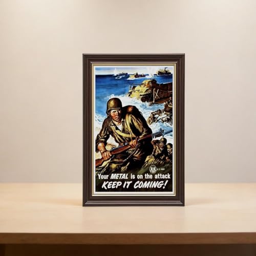 Poster armée américaine Seconde Guerre mondiale 61x91cm