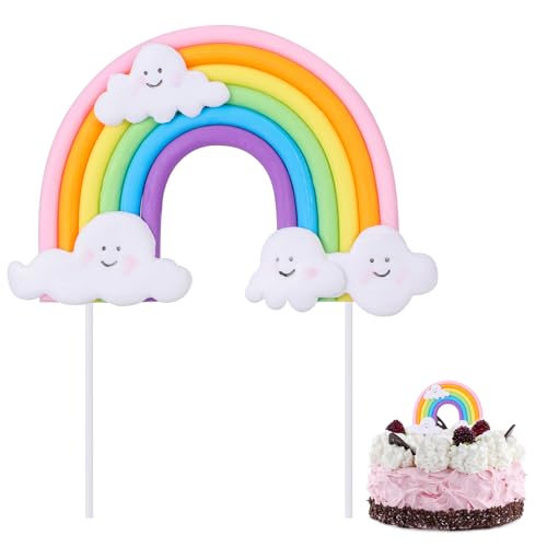 Lloussak 590974_1_XKQ5HCLF Rainbow Cloud Cake Topper cover