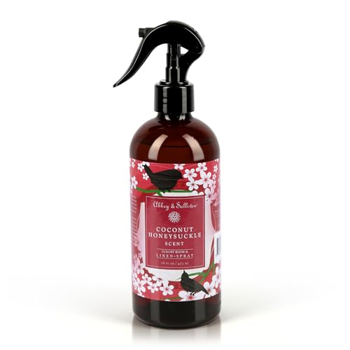 Abbey & Sullivan Linen Spray, Coconut Honeysuckle, 16 oz.