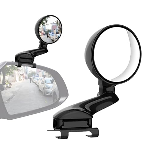 Image of Blind Spot Mirror Adjustable 360 Degree Car Side Mirror, HD Glass Rear View Exterior Accessories Frame Thickness Less than 5MM for Car SUV (long-armed Right)