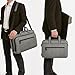 Mancro Laptop Messenger Shoulder Handbag 17 Inch, Large Laptop Bag Expandable with 2 Compartments for Men, Waterproof Business Travel Work Messenger Bag Briefcase for 17 inch Notebook Computer,Grey