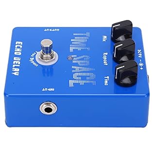 [VERSATILE DELAY & ECHO CREATION] Master your soundscape with this professional digital delay pedal. It offers a wide delay time range from 25ms to 600ms, allowing you to craft everything from subtle slapback echoes to expansive, atmospheric delays. ...