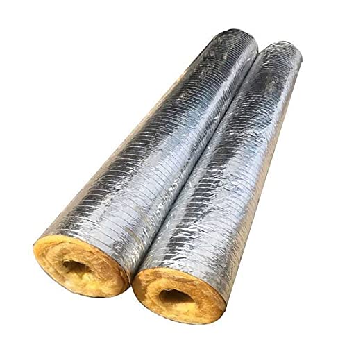 DUTIL Lana di Vetro Isolamento Tubo Shell ad Alta Temperatura Isolamento Cotone Alluminio silicato Lana di Roccia Tubo Shell Vapore Tubo Caldaia Isolamento Tubo Manica
