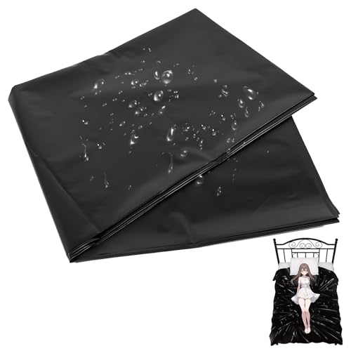 ���[�V�����}�b�g �Z�b�N�X �h���V�[�g �h���}�b�g Ninonly �Z�b�N�X�V�[�c SM�v���C �h���V�[�c ���˂���}�b�g ���V�[�c PVC�f�� �x�b�h�p �J��Ԃ��g�p�\ 200×220cm(�u���b�N)