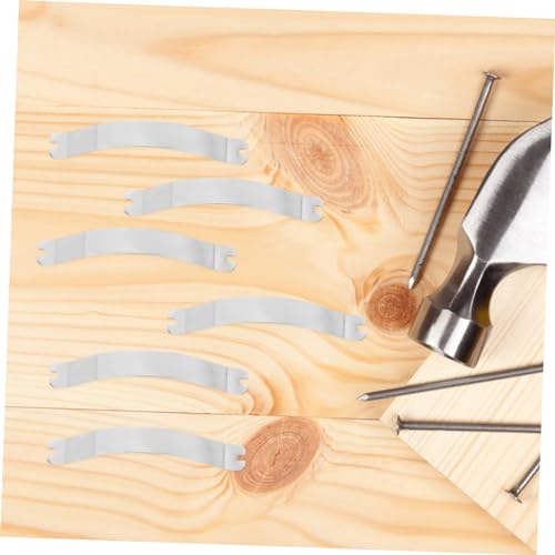 Image of HAPINARY 50pcs Invisible Corner Brackets for Picture Frames Spring Clips for Backing Framing Tools for Photos Drawings and Posters Smooth Wear-Resistant Clips