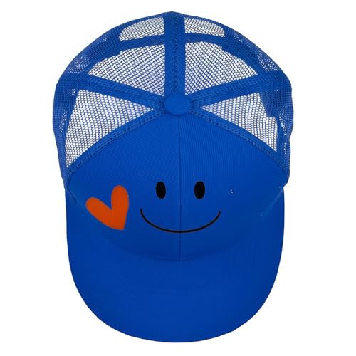 Gorra Trucker Azul Royal Malla Ajustable Unisex miniatura 4