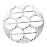 FUNOMOCYA Molde para Empanadillas Profesional 14 Agujeros de Aleación Ligera Fácil Limpieza y Almacenamiento Adecuado para Ravioli o Won Ton