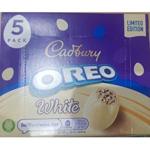 Cadbury Oreo Wit 5 pack box limited edition 155g