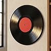 SHINEOFI 12" Black Retro Vinyl Record Wall Decorations for DIY Graffiti and Living Spaces, Plastic Material with 12-color Marker Included, Vintage Style Wall Hanging Records for Home Or #3