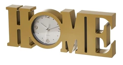 Reloj Home Dorado DECORACIÓN HOGAR 39X3,7X14,60CM Cover