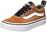 Vulkanisierte Konstruktion. Vans Unisex Kinder Ward Suede/Canvas Sneaker, Außen glasiert Ingwer Weiß, 36 EU