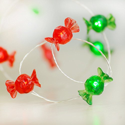 Impress Life Christmas String Lights, Candy Shape Copper Wire 10 ft 40 LEDs with Remote for Outdoor, Winter Christmas, Tent Wedding, Birthday, Bedroom, Living Room Parties & Home Decorations